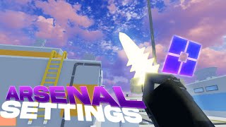 The BEST Arsenal Settings Minecraft Font Hitsounds Crosshair [upl. by Halet]