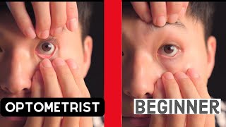 HOW TO put contacts in and out easy version  Optometrist Tutorial [upl. by Carlo]