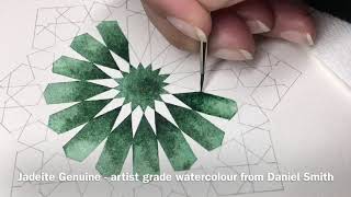 Watercolour Snapshot  Jadeite Genuine from Daniel Smith [upl. by Lerak681]