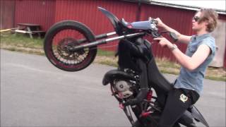 Derbi wheelies  50cc [upl. by Vivia]