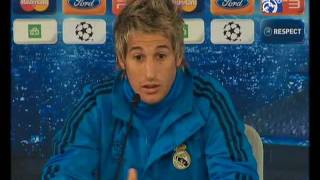 CSKA de MoscúReal Madrid Rueda de prensa de Fabio Coentrão [upl. by Denise]