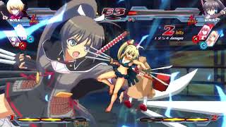 NITROPLUS BLASTERZ HEROINES INFINITE DUEL Local Versus gameplay [upl. by Bryana496]