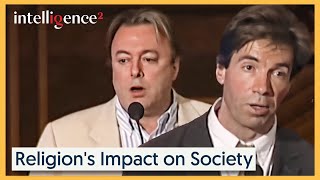 Debate Religions Impact on Society  Christopher Hitchens vs Nigel Spivey  Intelligence Squared [upl. by Laet937]