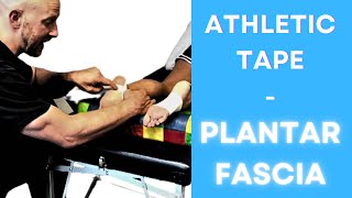 Taping for Plantar Fasciitis [upl. by Ahsla]