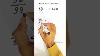 Fraction to decimal Mathematics shortfeed ssc mathquestion upsc manishstudy1510 [upl. by Azer]