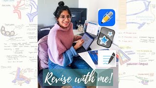 Revise with me The desk setup tech amp apps I use [upl. by Sitoiyanap]