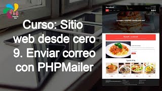 9 Curso Sitio web desde cero  Enviar correo con PHPMailer [upl. by Boynton]