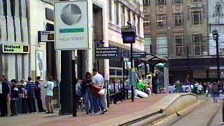 High Street Tram Stop Manchester Metrolink [upl. by Werra]