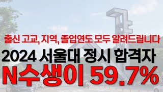 2024 서울대 정시 최초 합격자들은 어떤 사람들일까 [upl. by Saraann]