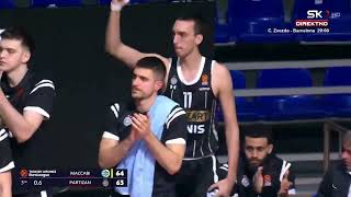 CARLIK JONESBORN1997EUROLEAGUE HIGHLIGHTSROUND 14 TEAMPARTIZAN BELGRADE [upl. by Hsirap384]