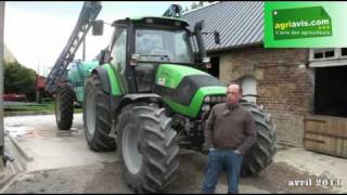 Xavier Alglave donne son avis sur le DeutzFahr Agrotron 150 [upl. by Silvie50]