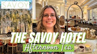 The Savoy Hotel Afternoon Tea  Inside The Savoy Hotel  Celebrating MY BIRTHDAY with my Sister [upl. by Lellih935]