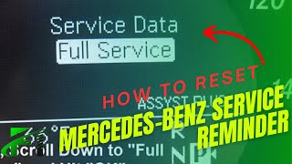 HOW TO RESET  MercedesBenz Assyst Plus Service Reminder  Best Way No Special Tool Required [upl. by Winstonn]