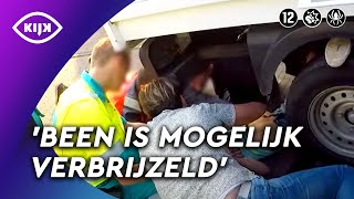 Meisje 9 onder BUS van BEZORGER na AANRIJDING  Als de Brandweer  KIJK [upl. by Donavon943]