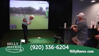 Fun on a Golf Simulator with Food amp Drink [upl. by Lek649]