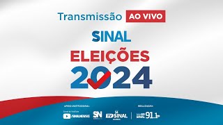 Sinal  Eleições 2024 Transmissão Mesa Redonda e Apuração [upl. by Spoor263]