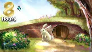 Sleep Story for Kids  8 HOURS LITTLE WHITE RABBIT  Sleep Meditation for Children [upl. by Irret]