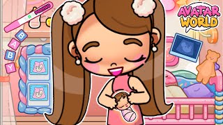 PELÍCULA COMPLETA PRIMEROS RECUERDOS DE MI EMBARAZO 🤰👶💞 en Avatar World  Alicia Gameplays [upl. by Yahsat780]