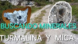 TURMALINA MICA Buscando Minerales [upl. by Anawal749]