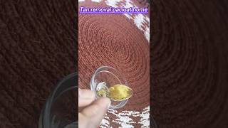 Tanning removal pack🫣 at Home 🏡 Home remedies for all skin type  try it guys menswomens shorts [upl. by Allebram]