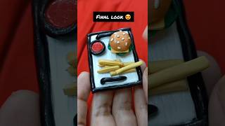 Miniature food fridge magnet  DIY fridge magnet shorts youtube viralvideo [upl. by Spooner]