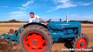 1962 Fordson Super Major 36 Litre 4Cyl Diesel 4WD Tractor 54HP with Plough [upl. by Aenneea]