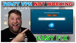 IVACY VPN NOT WORKING on Firestick  EASY FIX [upl. by Lleinad]