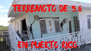 TERREMOTO DIA DE REYES DESDE EL EPICENTRO  EARTHQUAKE IN PUERTO RICO [upl. by Bergquist841]