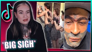 Tattoo Enthusiast Reacts To Tattoo TikToks 89 [upl. by Anihs]