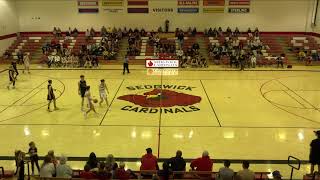 Sedgwick High School vs Bennington High School Basketball [upl. by Rotkiv]