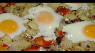 Breakfast Casserole Bake Recipe  The Frugal Chef [upl. by Amsirahc830]