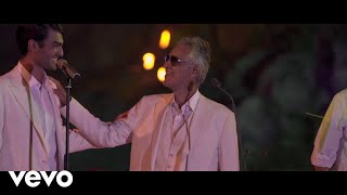 Andrea Bocelli Matteo Bocelli  Fall On Me Live At Portovenere Italy  2018 [upl. by Ecidnacal]