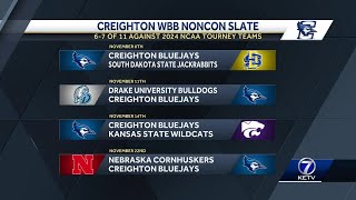 Creighton womens basketball announces nonconference schedule for upcoming season [upl. by Artenek]