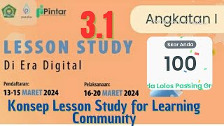 31 Konsep Lesson Study for Learning Community [upl. by Brandie283]