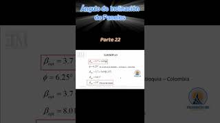 22 Más ejemplos de Cálculos para Inclinación de Paneles [upl. by Launam]