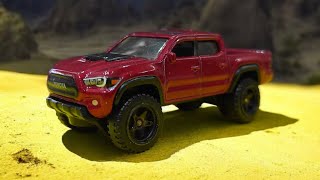 Toyota Tacoma pickup Hot wheels car collection diecast metal shorts [upl. by Aihsel]