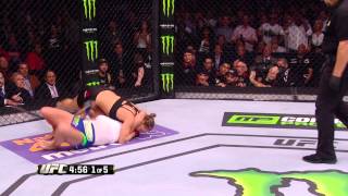 UFC 184 Ronda Rousey VS Cat Zingano  HD [upl. by Ayhtnic]