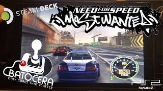 Batocera sur Steam Deck  Need for Speed Most Wanted Ps2 [upl. by Haletta287]