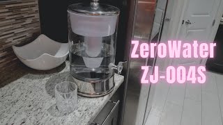 ZeroWater ZJ004S Refillable Filtered Water Cooler Jug Review [upl. by Sibilla]