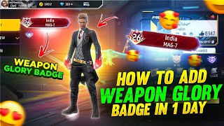 Weapon Glory Badge In 1 Day😱🔥 Clash Squad Hidden Tricks🥵  Garena Free Fire [upl. by Hgiel]