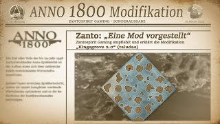 Anno 1800 Eine Mod vorgestellt Kingsgrove 20 Update  Review Deutsch [upl. by Elene]