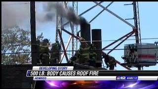 500 pound body leads to fire at cremation plant [upl. by Nitsir]