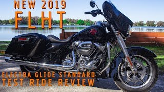 NEW 2019 HARLEYDAVIDSON FLHT ELECTRA GLIDE STANDARD  TEST RIDE FULL REVIEW [upl. by Ariadne34]