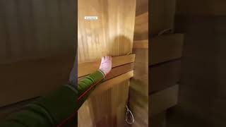 сауна дизайн diy саунадома sauna shorts home ремонт стройка работа вагонка work [upl. by Yenroc]