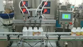 Auto magnetic pump liquid filling machine testing video [upl. by Ganiats751]