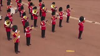 Queens Guards Play the US National Anthem on the 20th Anniversary of 911 [upl. by Barbur]