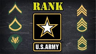 Explaining US Army enlisted rank [upl. by Nairim]