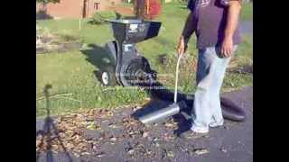 DUEER 8HP SHREDDER  MULCHER  LEAF VAC [upl. by Alban]