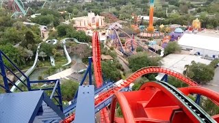 SheiKra Front Seat POV 2015 FULL HD Busch Gardens Tampa [upl. by Leay705]