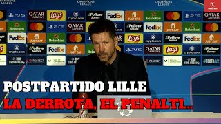 Rueda de Prensa Simeone  Postpartido Champions Lille  UniversoAtleti [upl. by Mcculloch586]